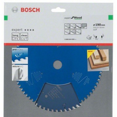 Пильный диск BOSCH Expert for Wood 190x30x2.6/1.6x56T