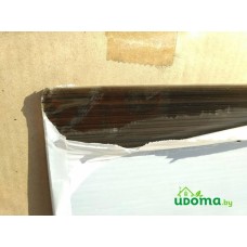 Козырек из поликарбоната Silver Wing 1200х1600 (арочный) - уценка